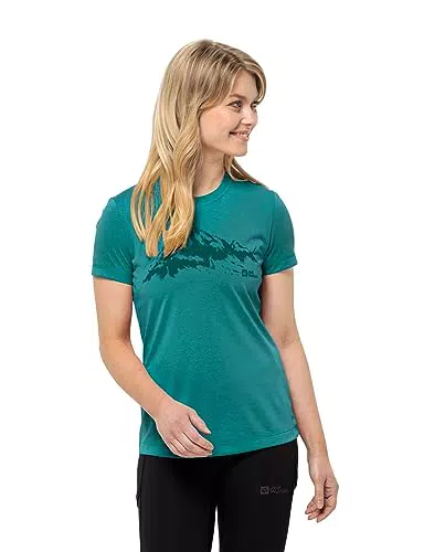 Jack Wolfskin Damen Wander-Shirt fürs Wandern - Kurzarm - Damen
