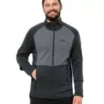 Jack Wolfskin Herren Fleece-Jacke MARIENBERG FZ M - Phantom
