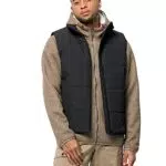 Jack Wolfskin Herren White Frost Vest M Weste, Black