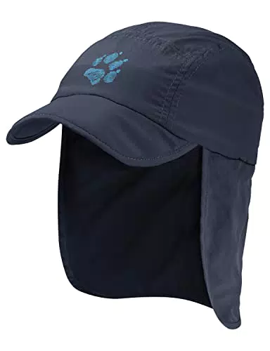 Jack Wolfskin Kinder Supplex Canyon Kids Cap - Schnelltrocknend - Blau