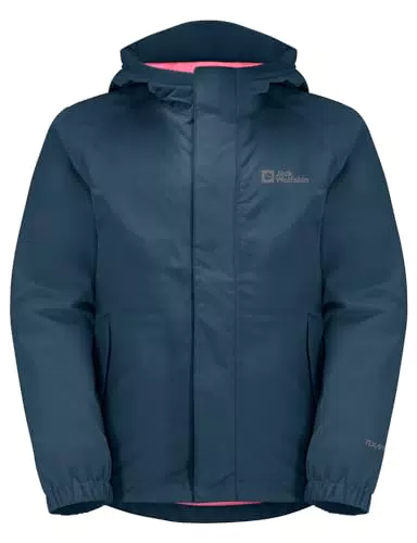 Jack Wolfskin Tucan Jacket K Regenjacke, Dark sea, 152