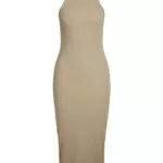 JACK & JONES Damen Kleid JXFOREST STR SL Rib Dress JRS SN - Incense
