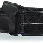 JACK&JONES Herren JACFALL Woven Belt Gürtel, Black