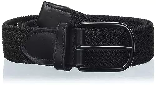 JACK&JONES Herren JACFALL Woven Belt Gürtel, Black