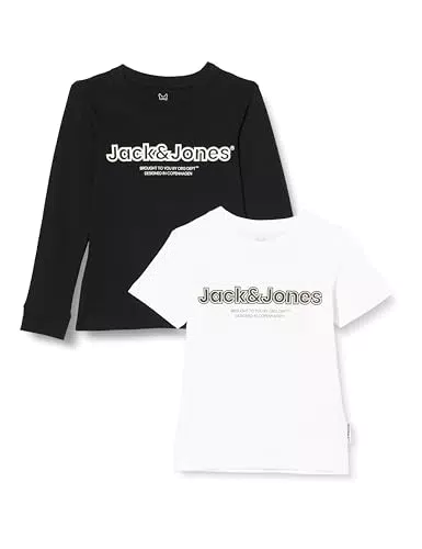 JACK & JONES JUNIOR T-Shirt mit Branding - Kinder 2er-Pack