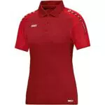 JAKO Herren Polo Champ - Dunkelrot