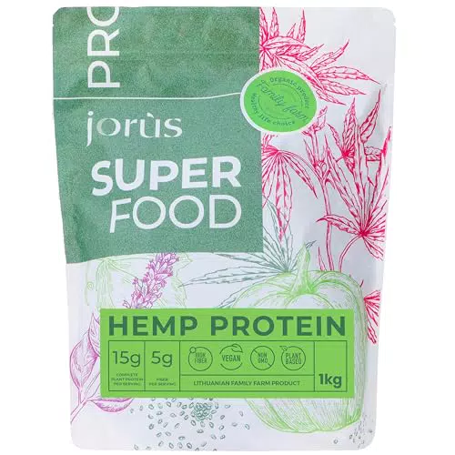 "Jorus Superfood Hanfproteinpulver für vegane und vegetarische Ernährung"