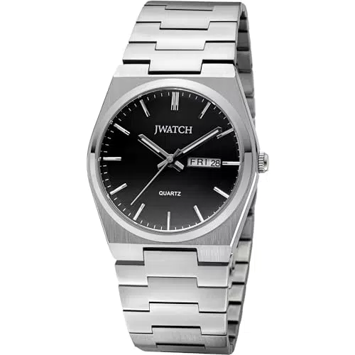 JWATCH Herrenuhr Totilas - Sportlich Elegantes Design mit Saphirglas und Stahlband
