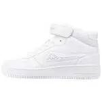 Kappa Sneaker Mid Bash Unisex - Weiß