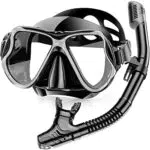 Karvipark Schnorchelset für Erwachsene mit Taucherbrille und Dry Schnorchel - Professionelles Schnorchelset für Schwimmen und Tauchen