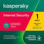 Kaspersky Internet Security 2023 - Jahresabo für 1 Gerät - Windows/Mac/Android - Aktivierungscode per E-Mail