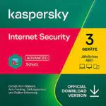 Kaspersky Internet Security 2023 - Schutz für 3 Geräte - Jahresabo - Windows/Mac/Android