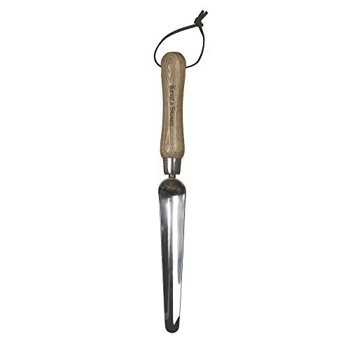 Kent & Stowe Pflanzkelle aus Edelstahl mit Eschenholzgriff, 33 cm
