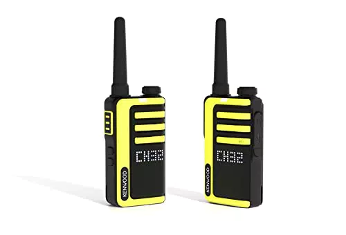 KENWOOD UBZ-LJ9SET PMR446 Funkgeräte-Set - Lizenzfrei, hohe Reichweite, 32 Kanäle, Li-Ionen Akku, USB-C-Anschluss