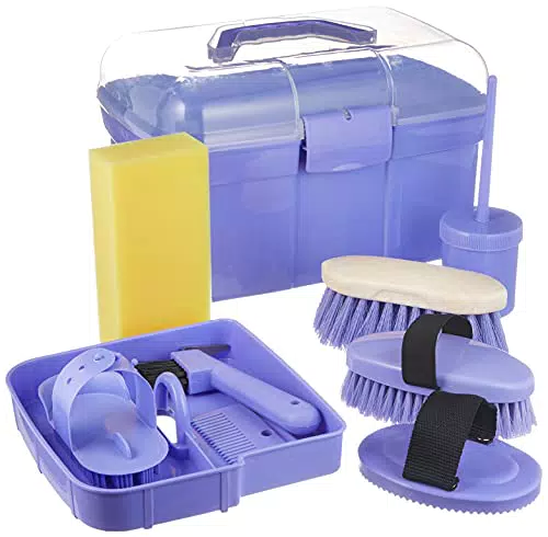 Kerbl Putzbox für Kinder - Pflegeset für Pferde