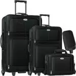 KESSER 4tlg Trolley Kofferset, Reisekoffer mit Rollen