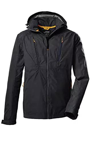 Killtec Herren Funktionsjacke mit abzippbarer Kapuze - Modell KOS 85 MN JCKT