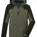 Killtec Herren Funktionsjacke mit abzippbarer Kapuze - Outdoorjacke KOW 25 MN JCKT