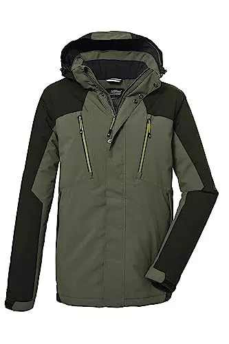 Killtec Herren Funktionsjacke mit abzippbarer Kapuze - Outdoorjacke KOW 25 MN JCKT