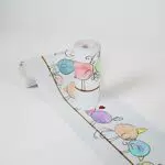 Wandbordüre Funny Birds für Kinderzimmer - Selbstklebendes Wandtattoo mit niedlichen Vögeln