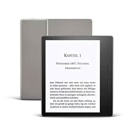 Kindle Oasis Leselicht mit verstellbarer Farbtemperatur und wasserfest - WLAN und gratis Mobilfunkverbindung - Grafit