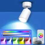 KingMile Smart LED Deckenstrahler Dimmbar - Steuerbar via App - Kompatibel mit Alexa/Google Assistant