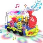Kizeefun Baby Musik Zug Spielzeug mit Licht und Musik - Motorikspielzeug für Kinder ab 3 Jahren