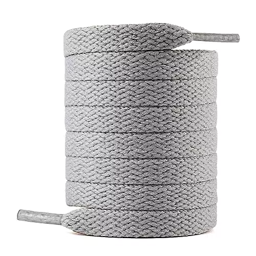 Schnürsenkel Flach 9mm Breit - Ersatz Schuhbänder für Sneaker & Sportschuhe