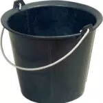 KS Tools Vollgummi-Eimer, 12 Liter: hochelastischer Behälter