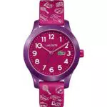 Lacoste Kinderuhr mit Pinkem Silikonarmband