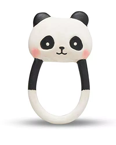 Lanco Kori der Panda Beißring aus 100% Naturkautschuk