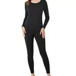 LAPASA Damen Innenfleece Thermounterwäsche Set, Thermooberteil & Thermohose Leggings Funktionsunterwäsche Sets