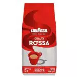 Lavazza Qualità Rossa Kaffeebohnen mit Schokolade und Trockenfrüchten Aroma, Intensität 5, 1 Kg
