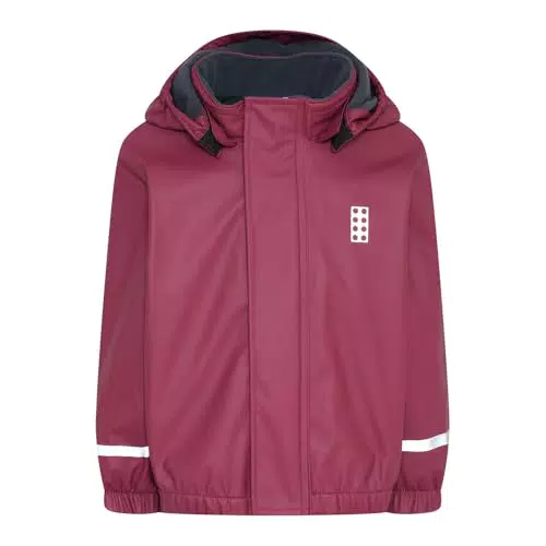 Lego Wear Mädchen Gefütterte Regenjacke Lwjunin 707