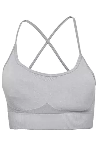 Leif Nelson Seamless Sport BH für Damen - Crop Top für Fitness