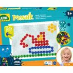 Steckspiel Set für Kinder: Mosaikstecker Transparent Ø 15 mm