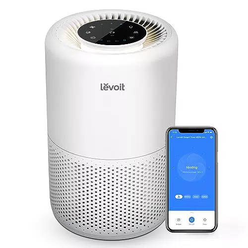 Levoit Luftreiniger HEPA Filter gegen Allergien und Gerüche - CADR 170m³/h - App Steuerung