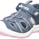 Lico Jungen Meloria VS Sandale - Grau/Rosa - Kinder Sandalen
