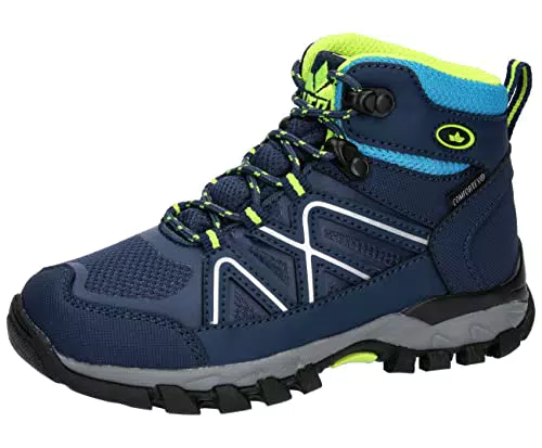 Lico Maine High Cross-Laufschuhe, Marine/blau/Lemon