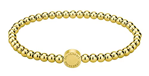 LIEBESKIND Beads 6mm mit Logotag in Edelstahl