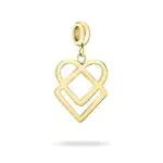 Liebeskind Berlin Charm LJ-1230-P-18 Broken Heart IP Gold