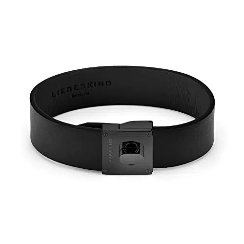 Liebeskind Berlin Lederarmband - Klassisches Schwarz