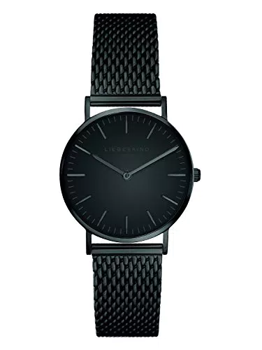 Liebeskind Damen Analog Quarz Armbanduhr mit Edelstahlarmband LT-0080-MQ