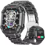 LIGE Herren Smartwatch mit Telefonfunktion und Herzfrequenzmessung, Wasserdichte Sportuhr mit 24 Sportmodi - Android iOS-kompatibel