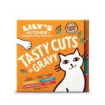 Lily’s Kitchen Nass Katzenfutter Tasty Cuts - Leckere Stücke in Soße mit Fleisch und Fisch