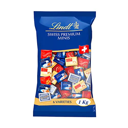 Lindt Schokolade Swiss Napolitains | Großpackung | Schokoladengeschenk
