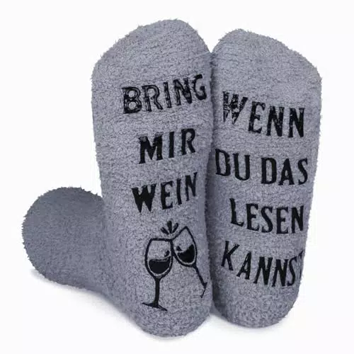 "Lustige Damen Kuschelsocken - Lustige Socken als Geschenk für Frauen"
