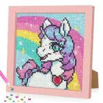 Einzigartiges Einhorn Diamond Painting Set für Mädchen - Kunsthandwerk für Zuhause