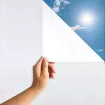 MARAPON® Fensterfolie Blickdicht inkl. eBook - Milchglasfolie mit hohem Sichtschutz