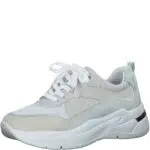 MARCO TOZZI Damen Sneaker mit flachem Absatz und Wechselfußbett - Ideal für Business und Freizeit